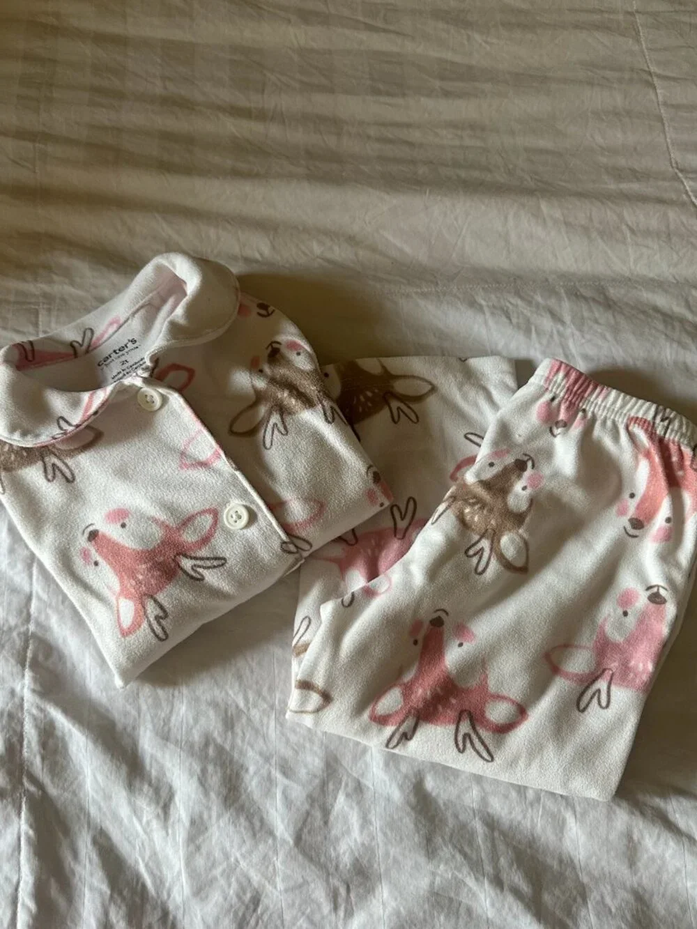Carter’s Just One You Reindeer Pajama Set – Size 2T